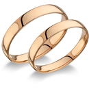 Rosé arany férfi karikagyűrű 60-es méret - C35V/60-D