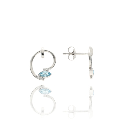 Fehér arany fülbevaló (01-25958-0-39-1)