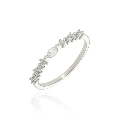 Ezüst gyűrű 55-ös méret (01101-18-55)