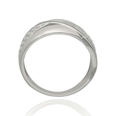 Ezüst női gyűrű 55-ös méret (01101-19-55)