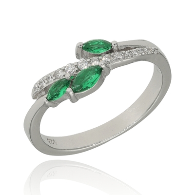 Ezüst gyűrű 53-as méret (01101-21-53)