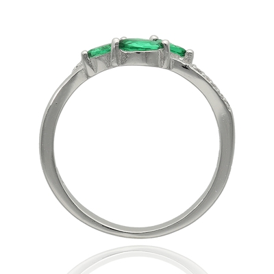 Ezüst gyűrű 53-as méret (01101-21-53)