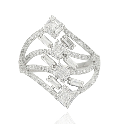 Ezüst gyűrű 60-as méret (01101-23-60)