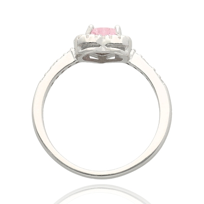 Ezüst szív gyűrű 55-ös méret (01101-27-55)