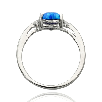 Ezüst szív gyűrű 55-ös méret (01101-31-55)