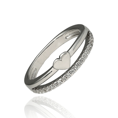 Ezüst gyűrű 55-ös méret (01101-53-55)