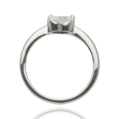 Ezüst szív gyűrű 51-es méret (01101-82-51)