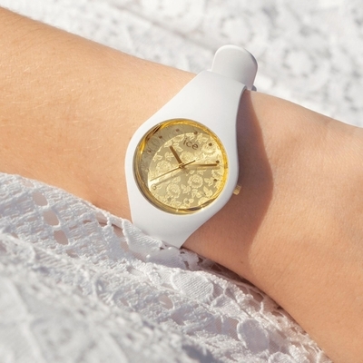 Ice-Watch Ice Flower White chic Small óra (019205)