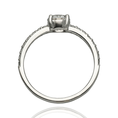 Fehér arany gyűrű 57-es méret (01F101-1-TC-57_KT)