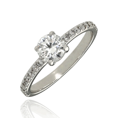 Fehér arany gyűrű 57-es méret (01F101-1-TC-57_KT)