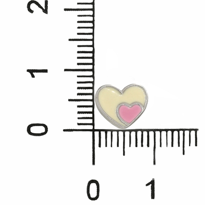 Ezüst gyerek szív fülbevaló (02107-331)