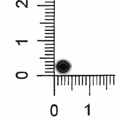 Ezüst kör fülbevaló (02107-334)