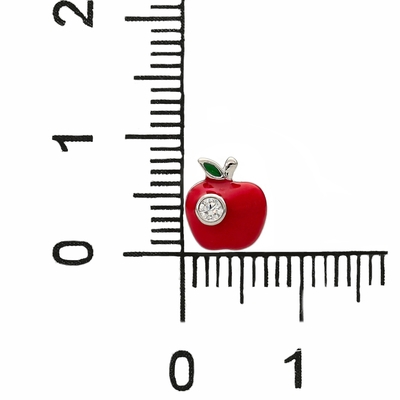 Ezüst gyerek alma fülbevaló (02107-337)