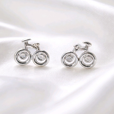 Ezüst bringa fülbevaló (02107-350)