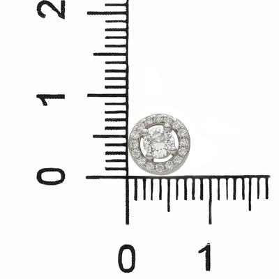 Ezüst kör fülbevaló (02107-364)