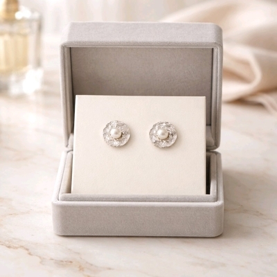 Ezüst fülbevaló (02107-372)