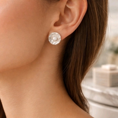 Ezüst fülbevaló (02107-372)