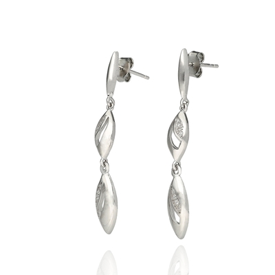 Ezüst fülbevaló (02107-58)