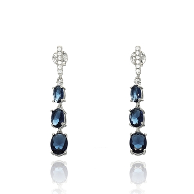 Ezüst fülbevaló (02107-61)