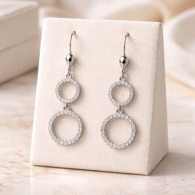 Ezüst fülbevaló (02108-164)