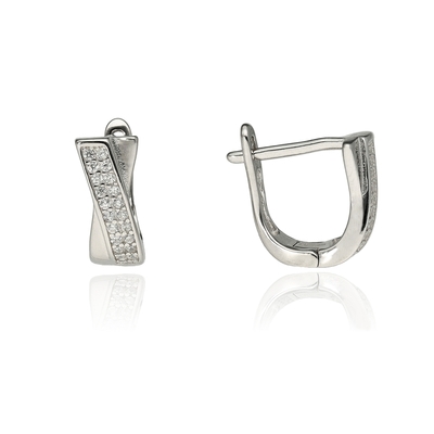 Ezüst fülbevaló (02109-22)