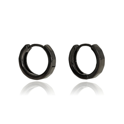 Ezüst karika fülbevaló (02114-17)