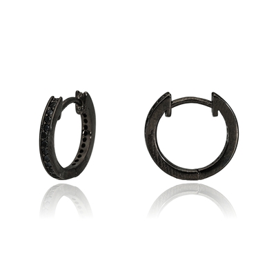 Ezüst karika fülbevaló (02114-19)