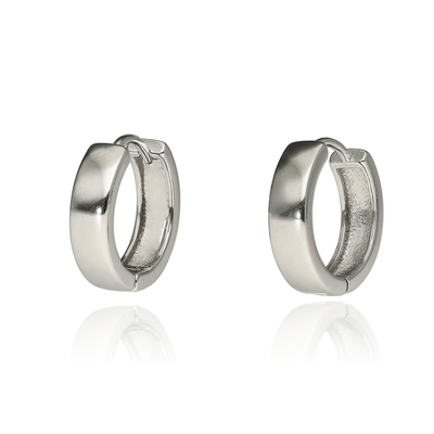 Ezüst karika fülbevaló (02114-26)