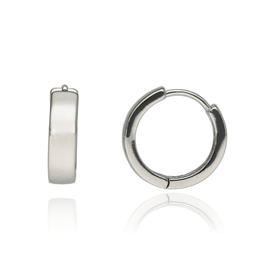 Ezüst karika fülbevaló (02114-26)