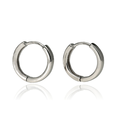 Ezüst karika fülbevaló (02114-28)