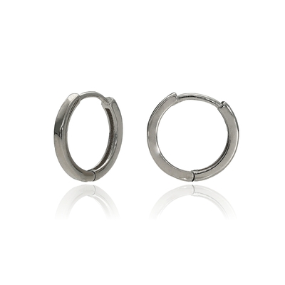 Ezüst karika fülbevaló (02114-32)