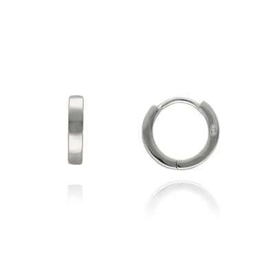 Ezüst karika fülbevaló (02114-34)