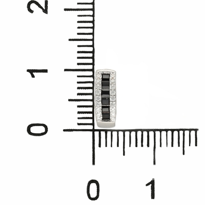 Ezüst karika fülbevaló (02114-37)