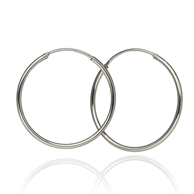 Ezüst karika fülbevaló (02201-11)