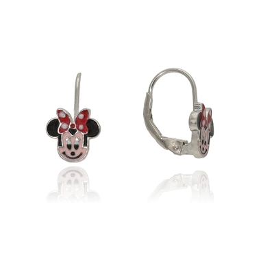 Ezüst Minnie gyerek fülbevaló (02203-25)
