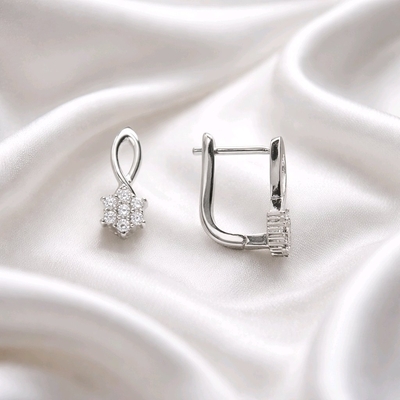 Ezüst fülbevaló (02204-1)