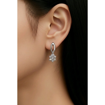 Ezüst fülbevaló (02204-1)