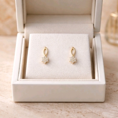 Ezüst fülbevaló (02204-4)