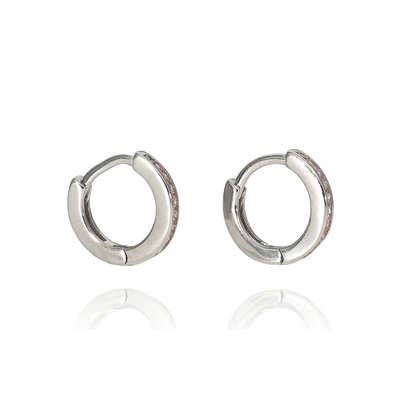 Ezüst karika fülbevaló (02212-7)