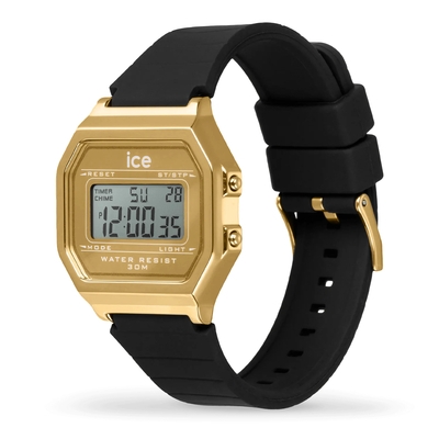 Ice-Watch Ice Digit Retro Black Gold Small óra (022731)