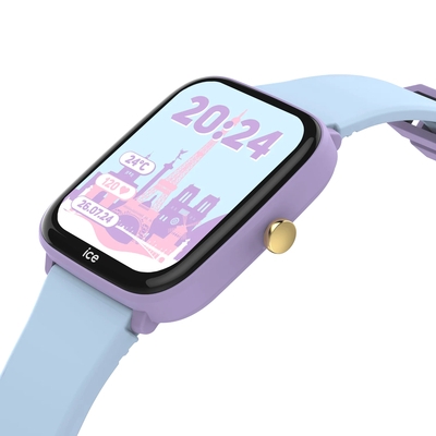 Ice-Watch Ice Smart Junior 2.0 Purple Soft Blue Small gyerek okosóra (022801)