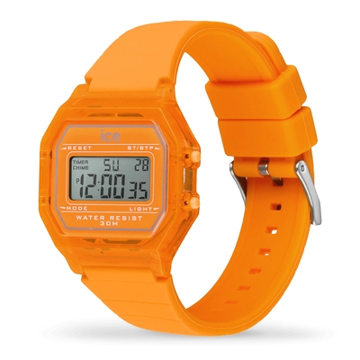 Ice-Watch Ice Digit Retro Neon orange Small óra (022886)