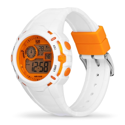 Ice-Watch Ice Digit Explorer White Orange Small óra (024002)