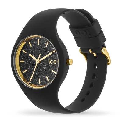 Ice-Watch Ice Glitter Black Gold Small óra (024520)