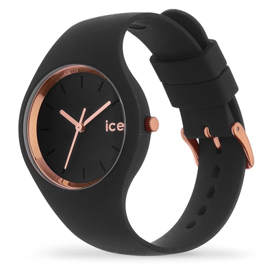 Ice-Watch Ice Glam Black Rose-Gold Small óra (024521)