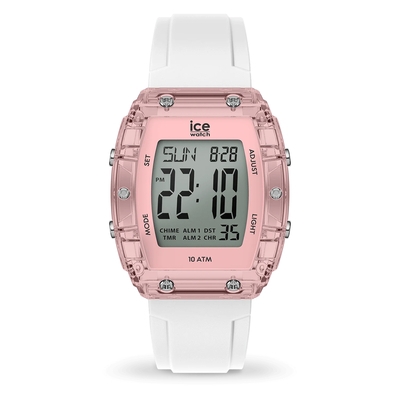 Ice-Watch Ice Digit Boliday White Pink Small óra (024566)