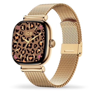 Ice-Watch Ice Smart SQ 2.0 Square 1.7" Gold Small okosóra (025234)