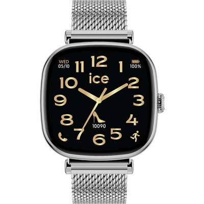 Ice-Watch Ice Smart SQ 2.0 Square 1.7" Silver Milanese Small okosóra (025820)