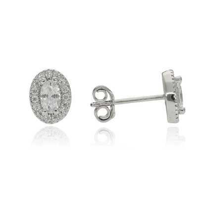 Fehér arany fülbevaló (02F107-168)