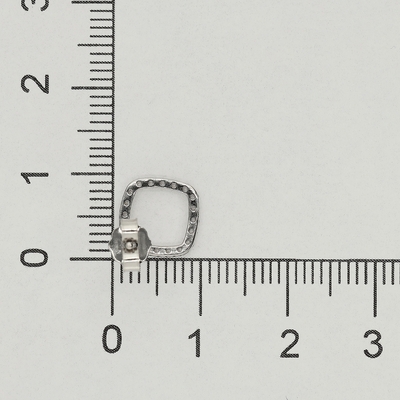 Fehér arany fülbevaló (02F107-6-BV_KT)